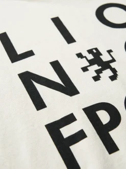 Sweater de manga comprida com branding no peito