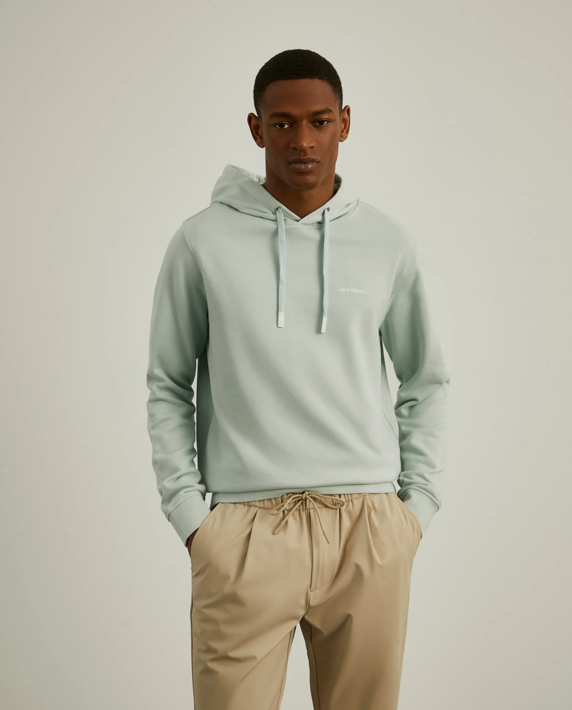 Sweater em algodão com capuz