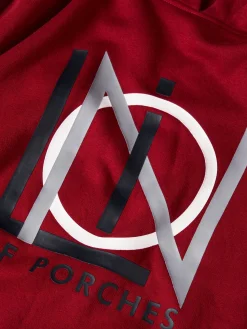 Sweater estampada com capuz