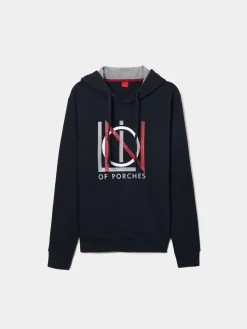 Sweater estampada com capuz