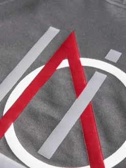 Sweater estampada com capuz