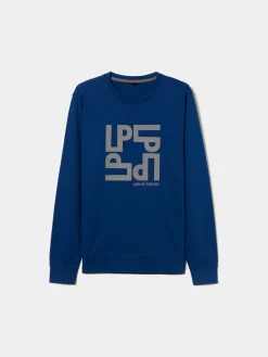 Sweater estampada de algodão