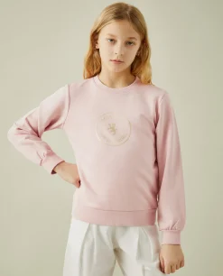 Sweater manga comprida com estampado