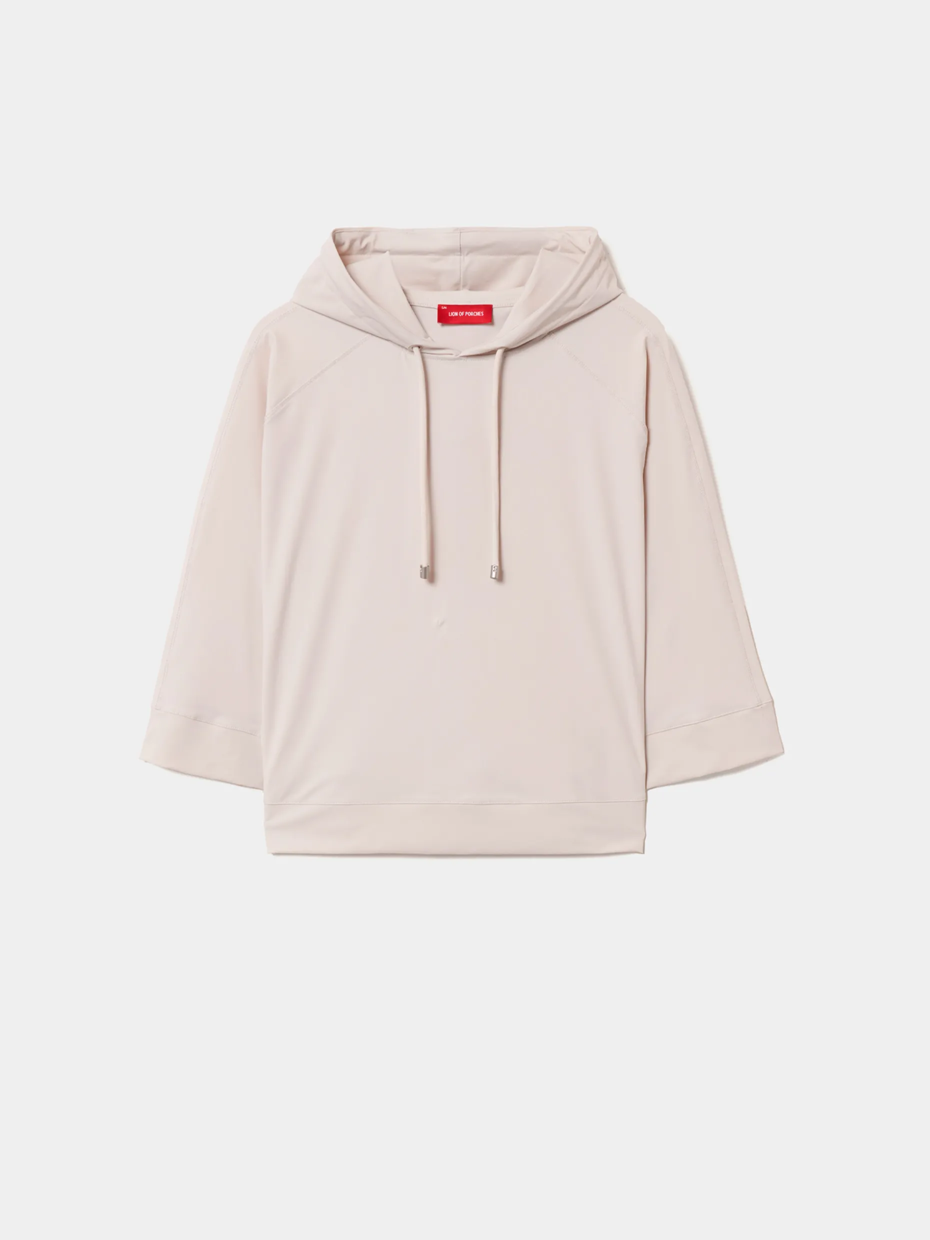 Sweater oversize com capuz manga raglan