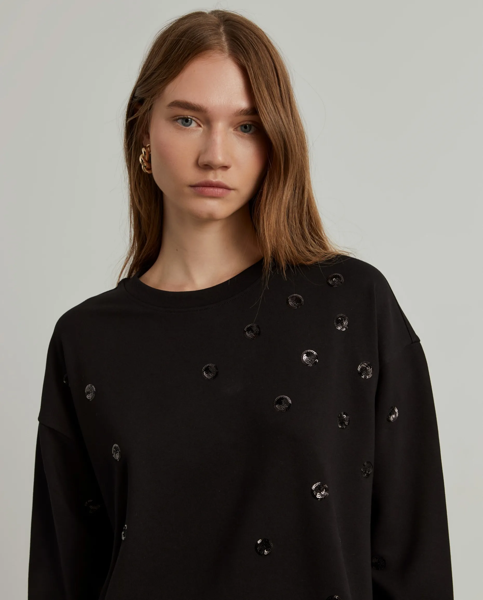 Sweater pormenor lantejoulas