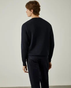 Sweatshirt de algodão com logotipo