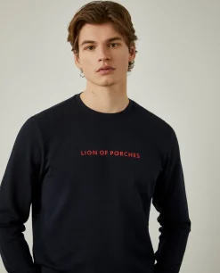 Sweatshirt de algodão com logotipo