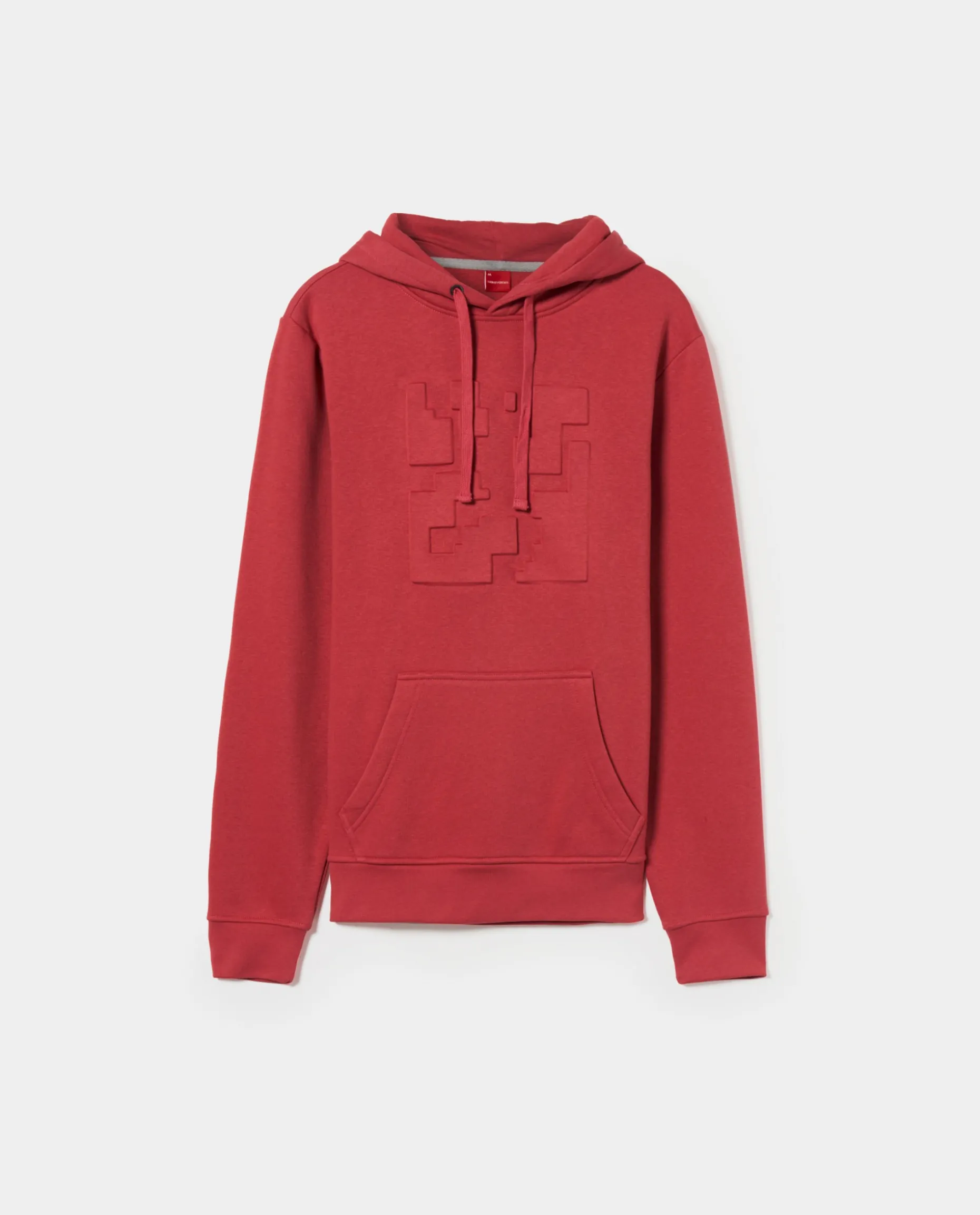 Sweatshirt com capuz mistura de algodão