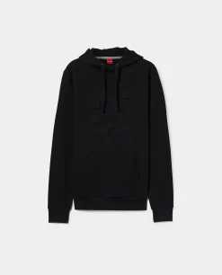 Sweatshirt com capuz mistura de algodão