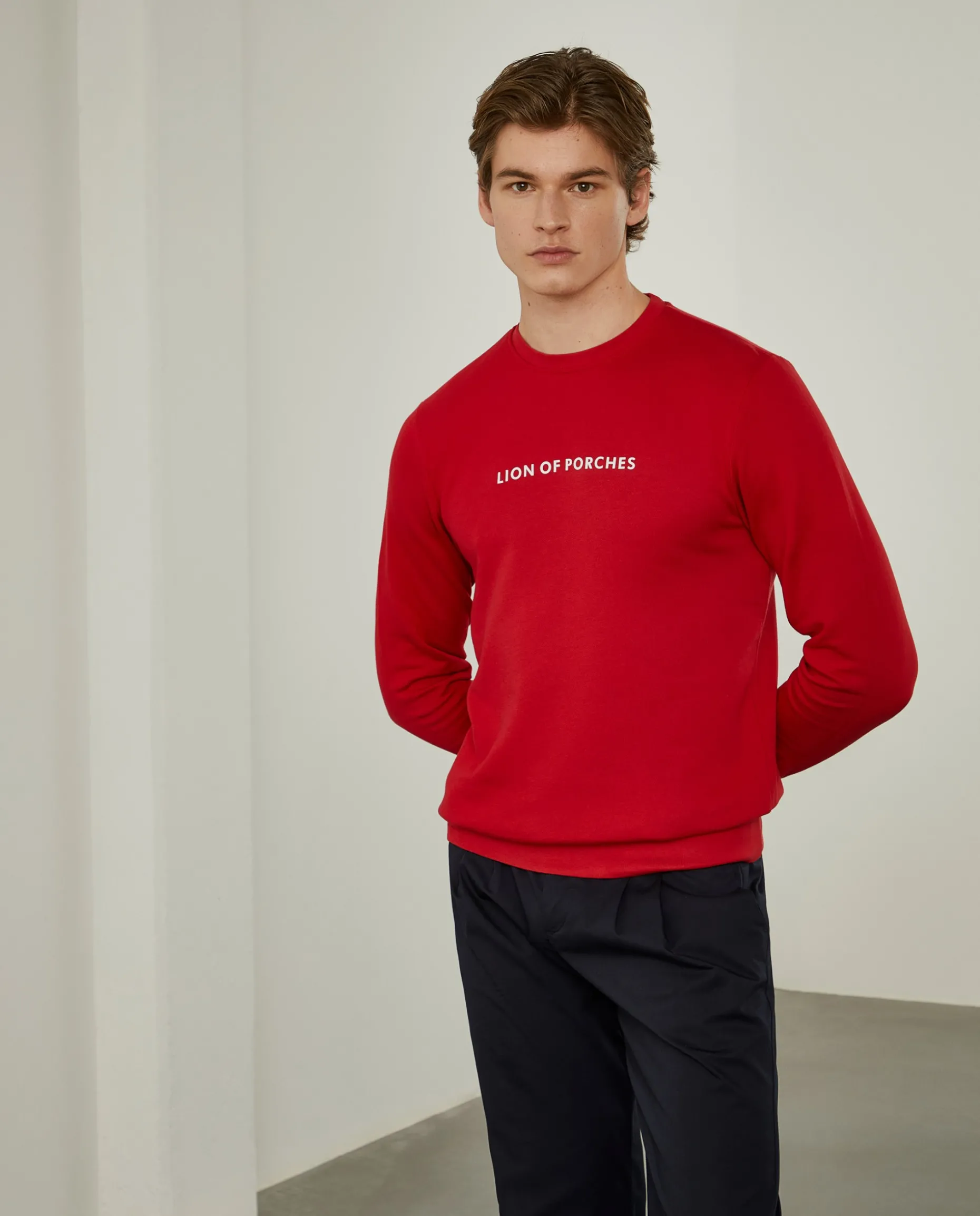 Sweatshirt de algodão com branding