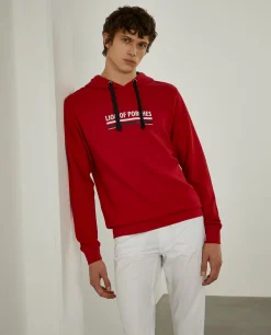 Sweatshirt de algodão com capuz