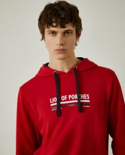 Sweatshirt de algodão com capuz