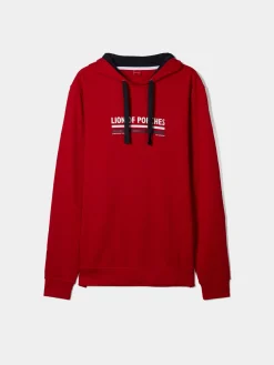 Sweatshirt de algodão com capuz