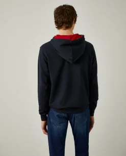 Sweatshirt de algodão com capuz
