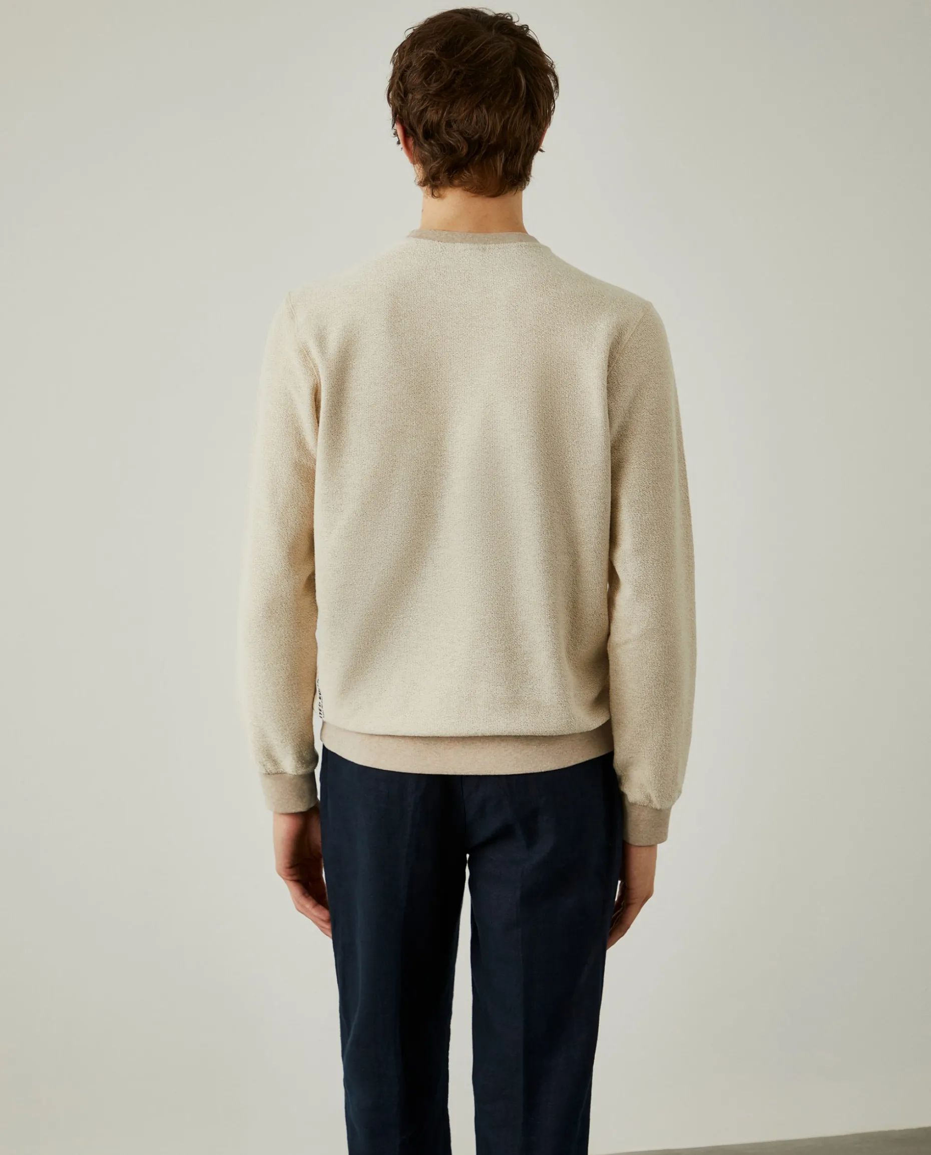 Sweatshirt de algodão com logotipo