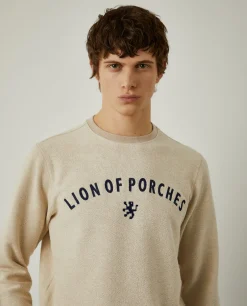 Sweatshirt de algodão com logotipo