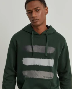 Sweatshirt hoodie com estampado