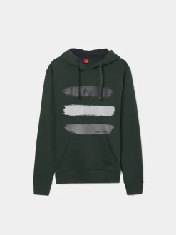 Sweatshirt hoodie com estampado