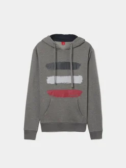 Sweatshirt hoodie com estampado