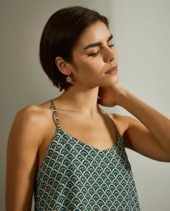 Top de alças fluido