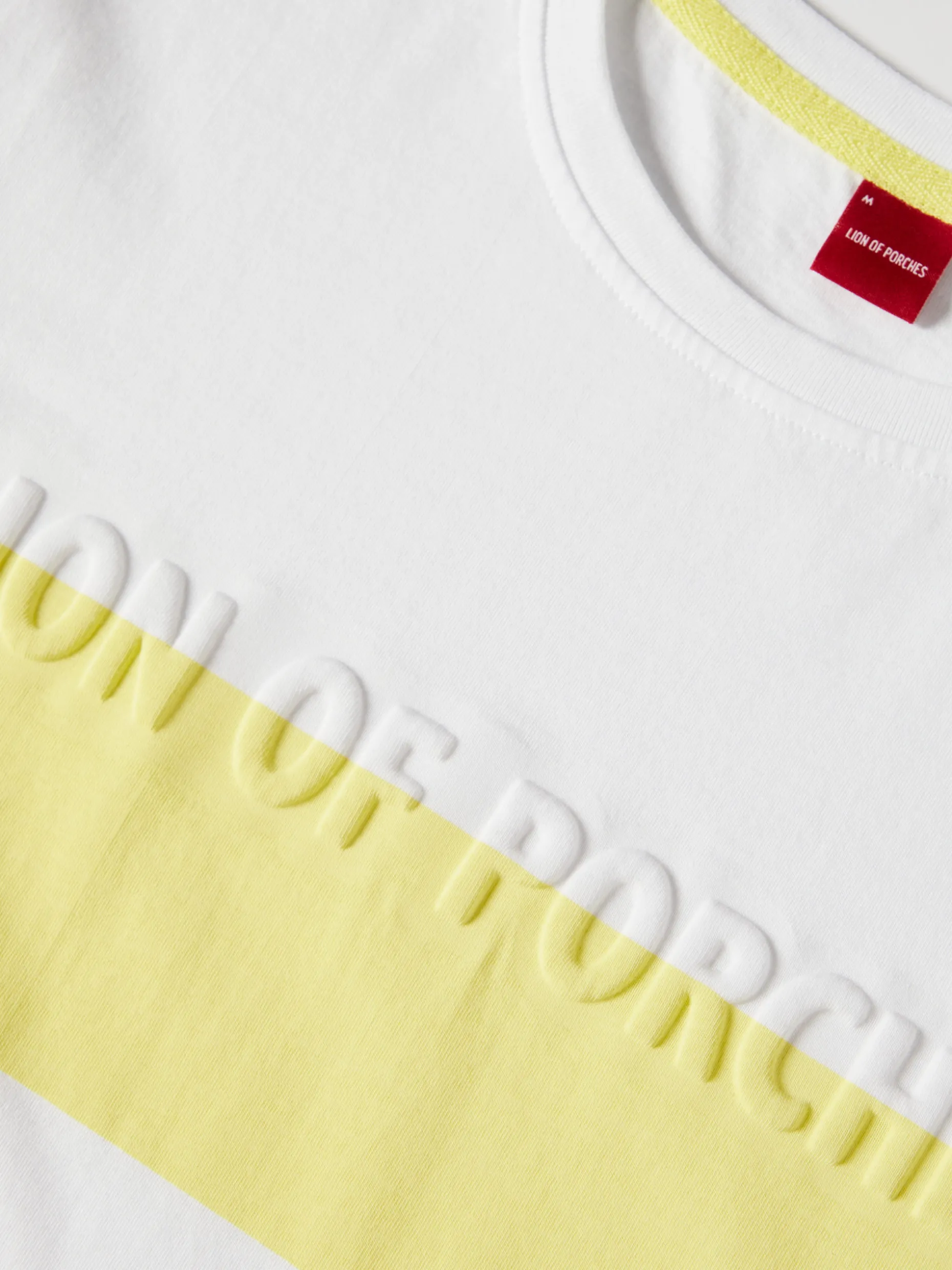 T-shirt 100% algodão com barra em contraste