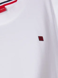 T-shirt básica de algodão