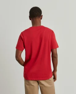 T-shirt básica de algodão