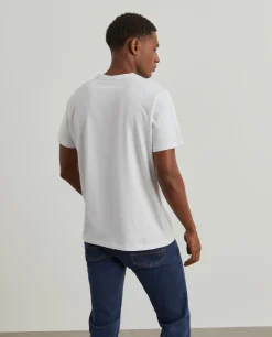 T-shirt básica de algodão