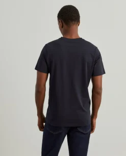 T-shirt básica de algodão