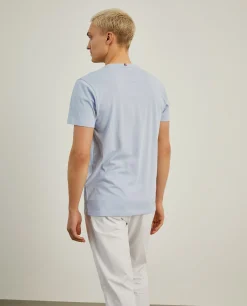 T-shirt básica de algodão