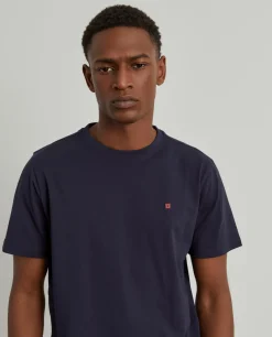 T-shirt básica de algodão