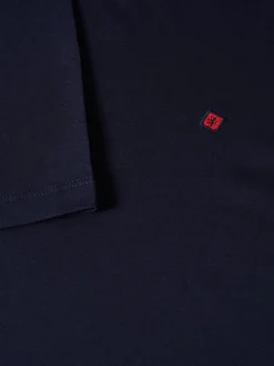 T-shirt básica de algodão