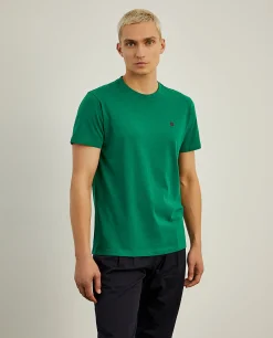 T-shirt básica de algodão