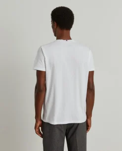 T-shirt básica de algodão