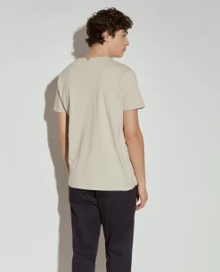 T-shirt básica de algodão