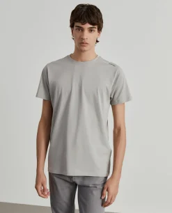 T-shirt básica de algodão