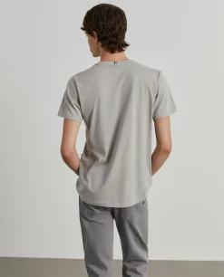 T-shirt básica de algodão