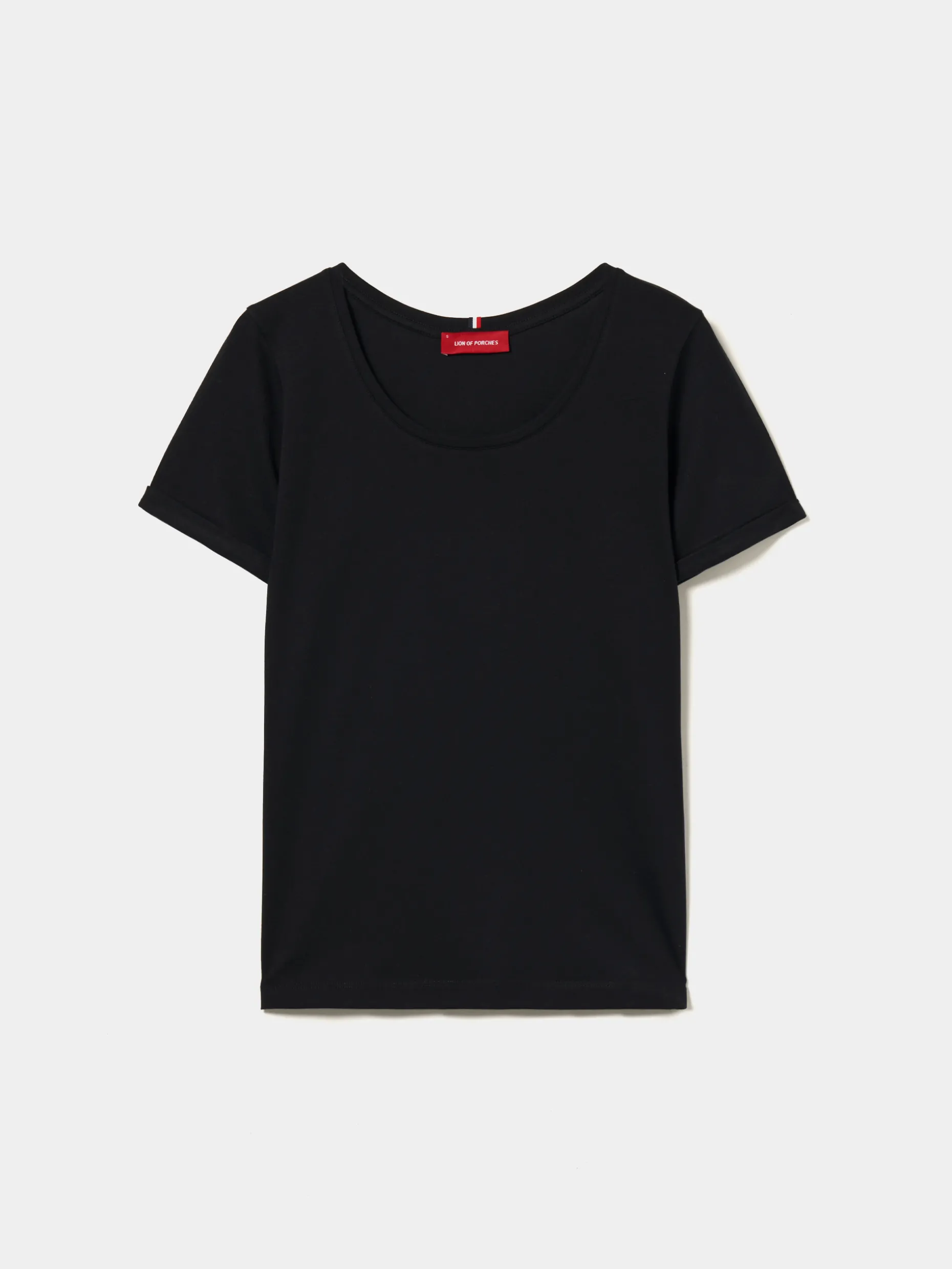 T-shirt básica de algodão