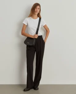 T-shirt básica de algodão