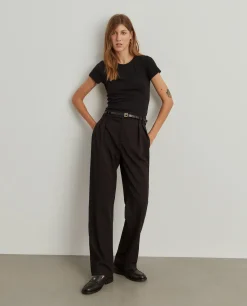 T-shirt básica de algodão