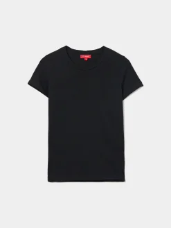 T-shirt básica de algodão