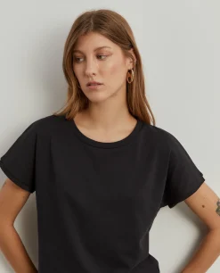 T-shirt básica em algodão