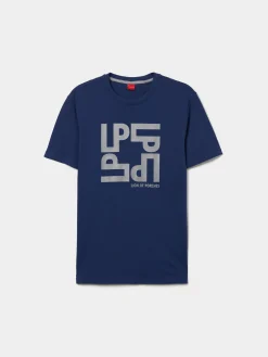 T-shirt com estampado em algodão