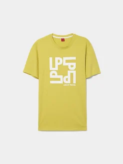 T-shirt com estampado em algodão