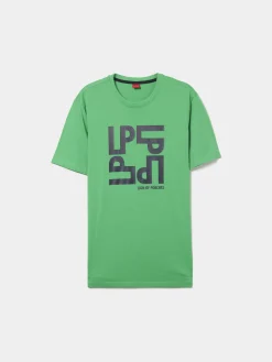 T-shirt com estampado em algodão