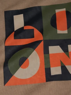 T-shirt de algodão com estampado