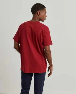 T-shirt de algodão com estampado