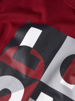 T-shirt de algodão com estampado