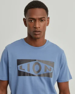 T-shirt de algodão com estampado