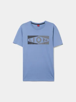 T-shirt de algodão com estampado